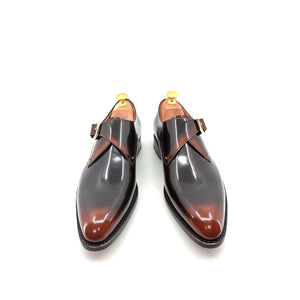 Ugo Vasare Leather Monkstrap - Caramel