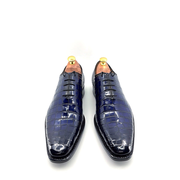 Ugo Vasare Alligator Oxford - Blue