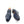 Mezlan Gigolo Crocodile Monkstrap - Navy
