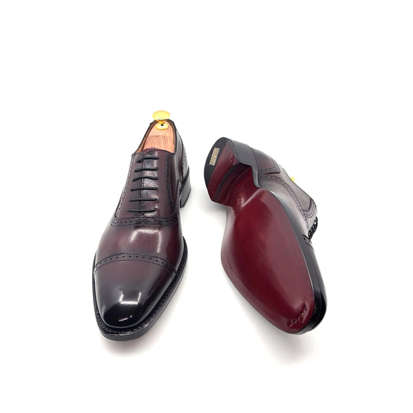 Ugo Vasare Calfskin Oxford - Burgundy