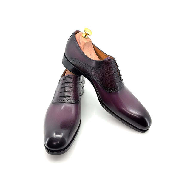Ugo Vasare Leather Oxford - Purple