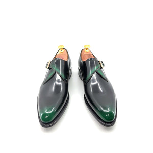 Ugo Vasare Patent Monkstrap - Green