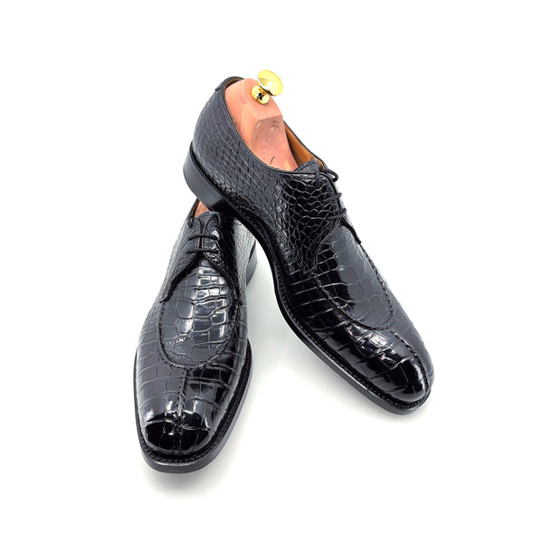Ugo Vasare Jayden Alligator Shoe - Black