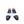 Ugo Vasare Vegas Leather Shoes - Blue/Cream