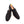 C Collection Suede Loafer - Black