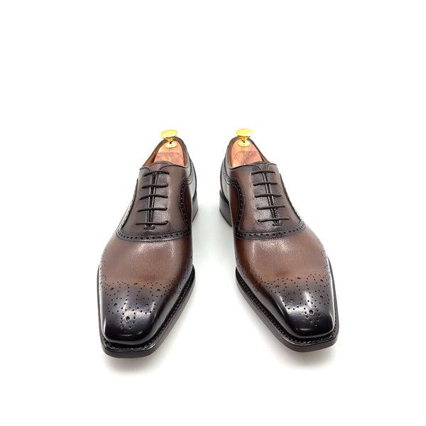 Ugo Vasare Zion Calfskin Oxford - Brown