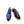 Maurice Georgia Alligator Oxford - Cobalt/Blue