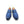 Ugo Vasare Alligator Penny Loafer - Blue