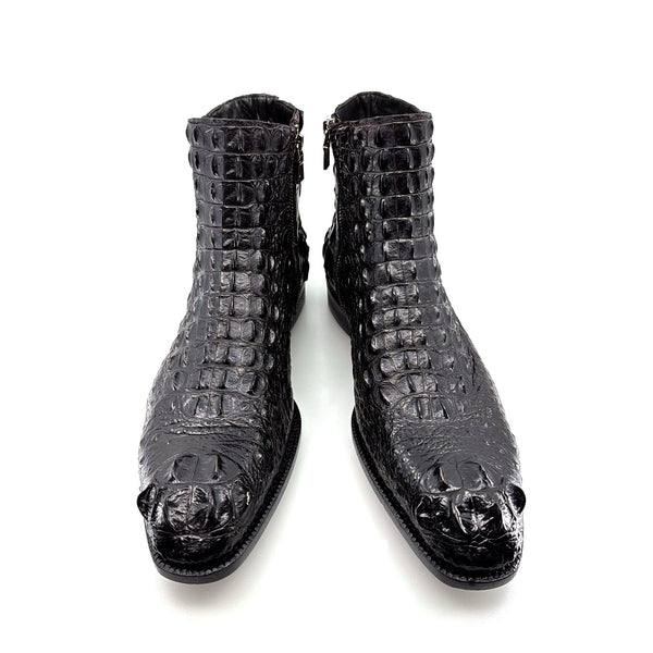 Maurice El Paso Hornback Alligator Boot Black