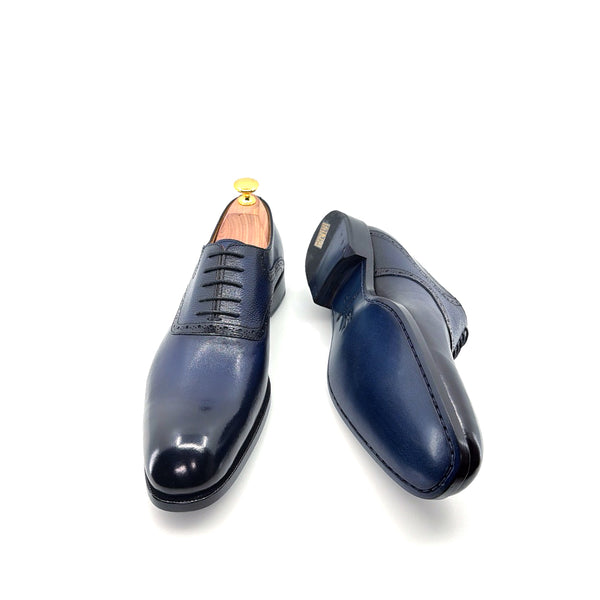 Ugo Vasare Leather Oxford - Navy