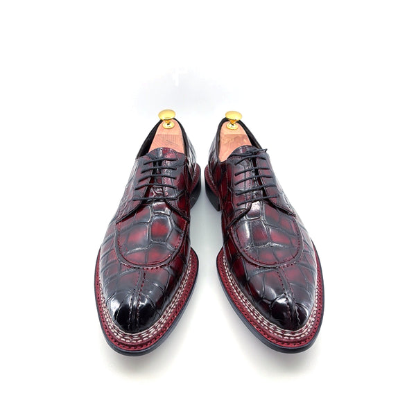 Maurice Floyd Alligator Oxford - Burgundy