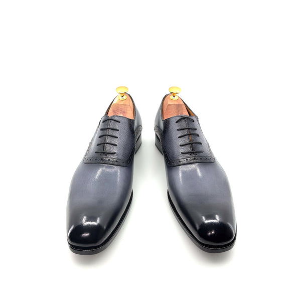 Ugo Vasare Leather Oxford - Grey