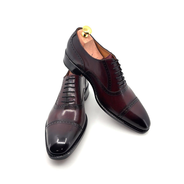 Ugo Vasare Calfskin Oxford - Burgundy