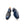 Ugo Vasare Jason Wholecut Patent Calfskin Oxford - Navy
