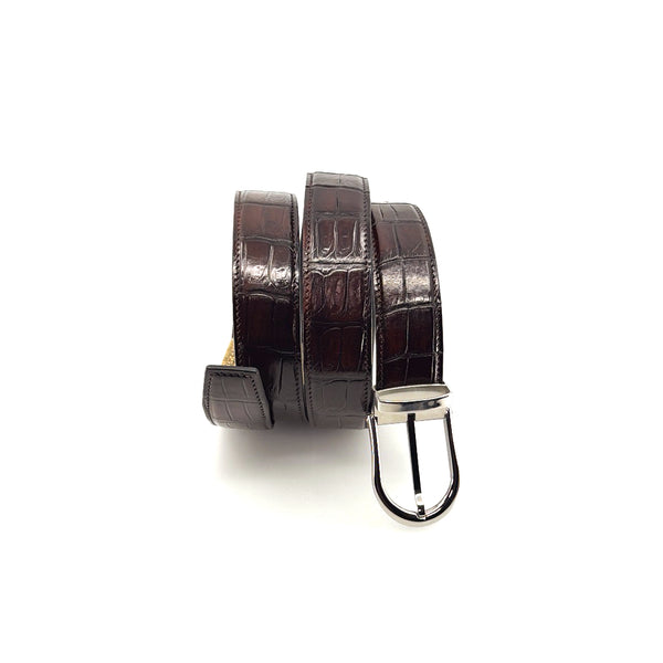 Maurice Custom Alligator Belt - Brown