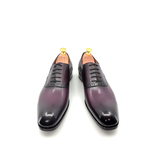 Ugo Vasare Leather Oxford - Purple