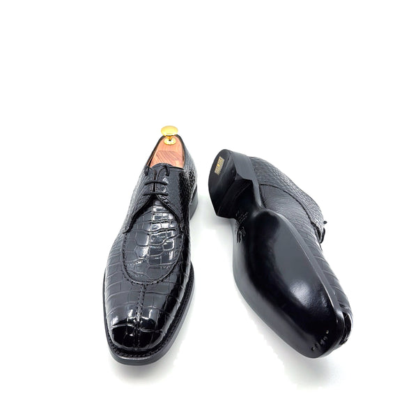 Ugo Vasare Jayden Alligator Shoe - Black