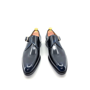 Ugo Vasare Leather Monkstrap - French/Blue
