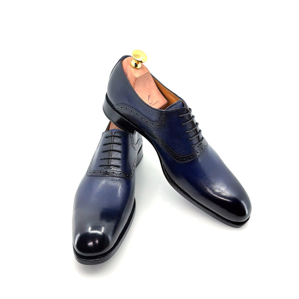 Ugo Vasare Leather Oxford - Navy