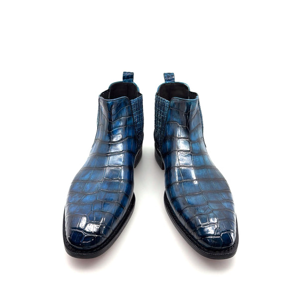 Maurice Austin Custom Alligator Boot - Blue