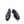 Ugo Vasare Jason Wholecut Patent  Calfskin Oxford - Charcoal Grey