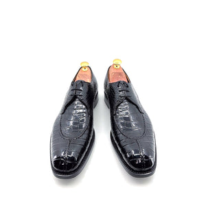 Ugo Vasare Jayden Alligator Shoe - Black