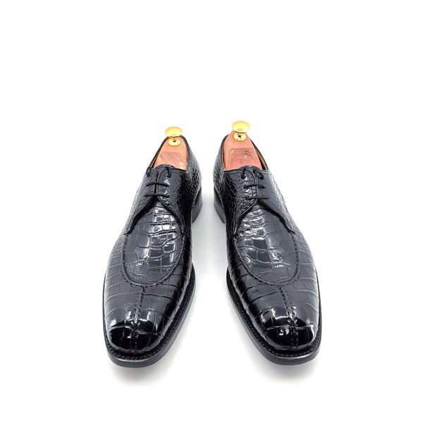 Ugo Vasare Jayden Alligator Shoe - Black