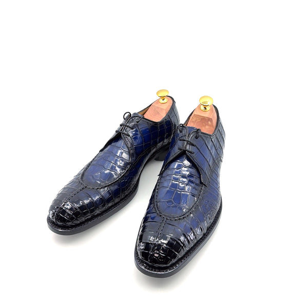 Ugo Vasare Jayden Alligator Shoe - Navy