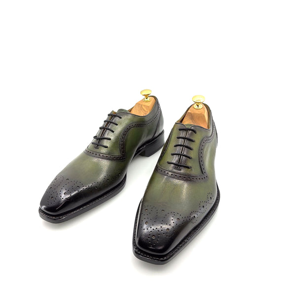 Ugo Vasare Zion Calfskin Oxford - Green