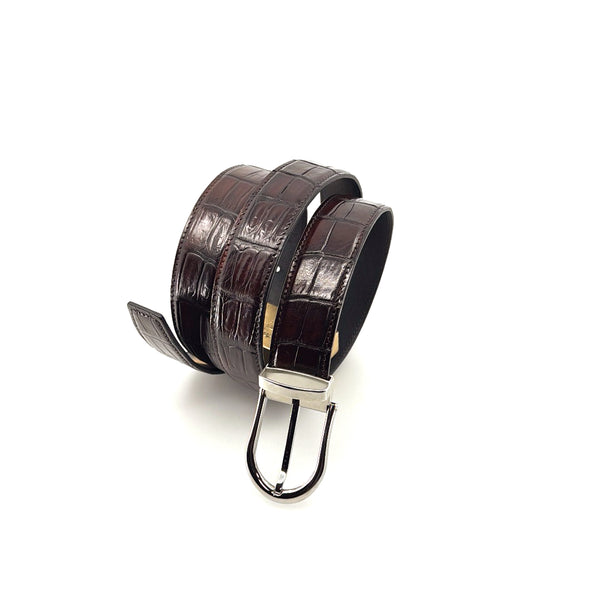 Maurice Custom Alligator Belt - Brown