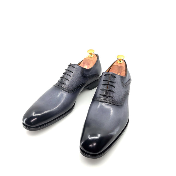 Ugo Vasare Leather Oxford - Grey