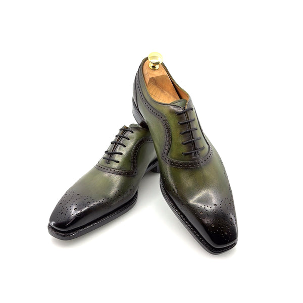 Ugo Vasare Zion Calfskin Oxford - Green