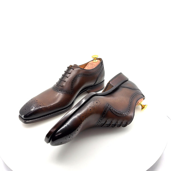 Ugo Vasare Zion Calfskin Oxford - Brown