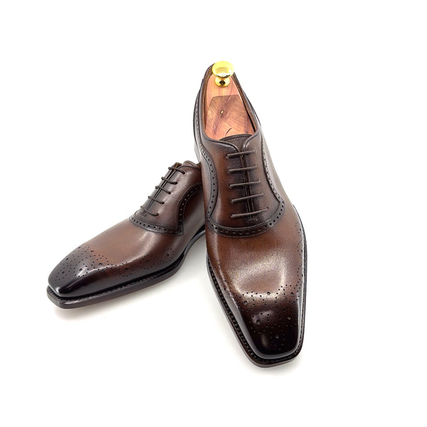 Ugo Vasare Zion Calfskin Oxford - Brown