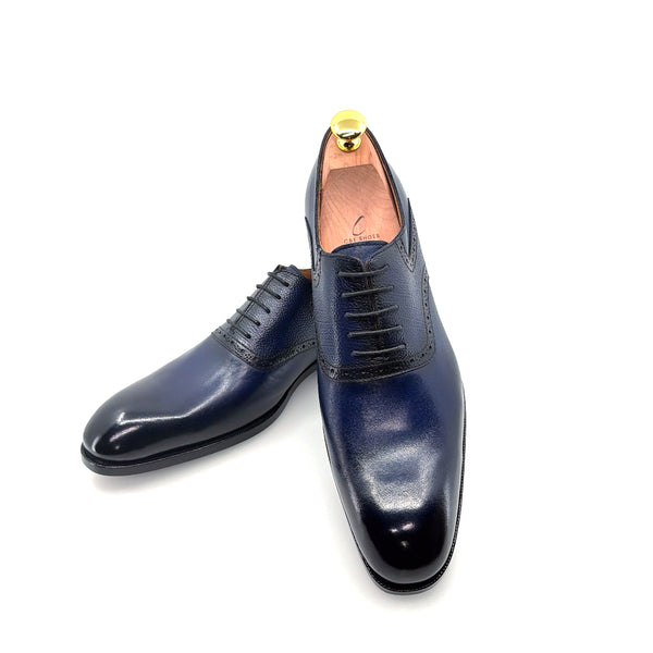 Ugo Vasare Leather Oxford - Navy