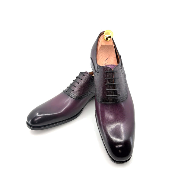 Ugo Vasare Leather Oxford - Purple