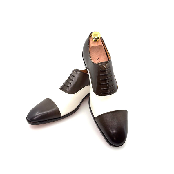 Ugo Vasare Vegas Leather Shoes - Brown/Cream
