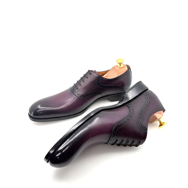 Ugo Vasare Leather Oxford - Purple