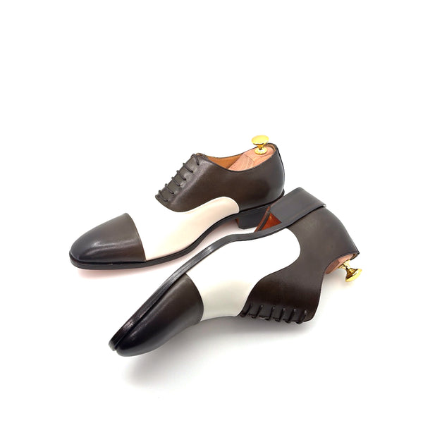 Ugo Vasare Vegas Leather Shoes - Brown/Cream