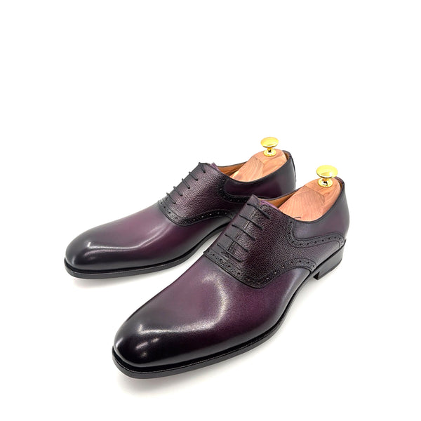 Ugo Vasare Leather Oxford - Purple