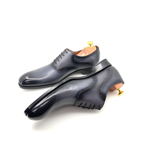 Ugo Vasare Leather Oxford - Grey