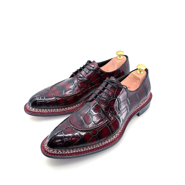 Maurice Floyd Alligator Oxford - Burgundy