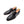 C Collection Crocodile Leather Loafer - Black