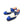 Maurice Palm Desert Ostrich Monkstrap - Blue/White