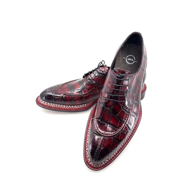 Maurice Floyd Alligator Oxford - Burgundy