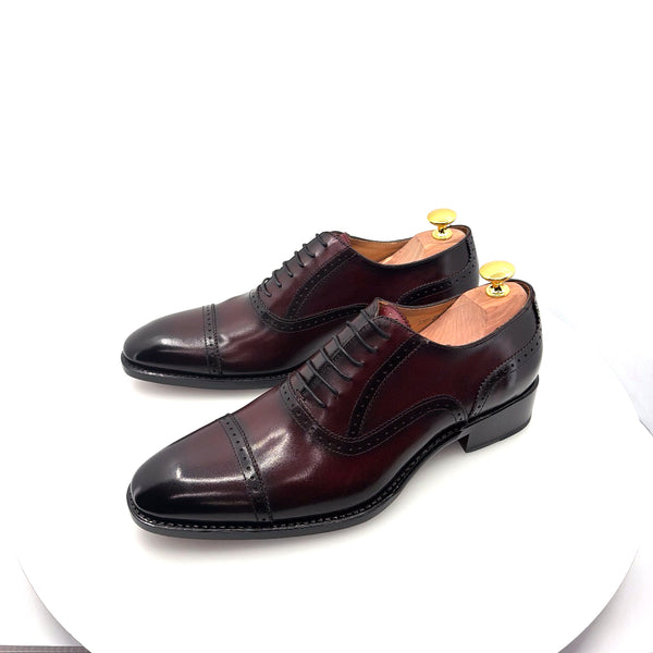 Ugo Vasare Calfskin Oxford - Burgundy