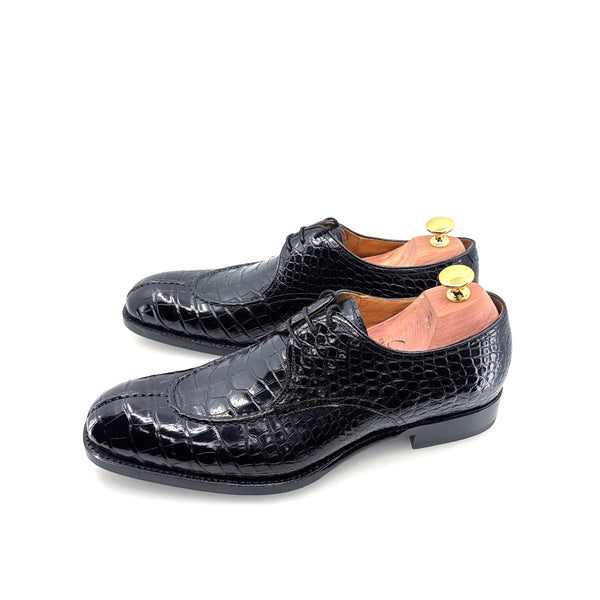 Ugo Vasare Jayden Alligator Shoe - Black