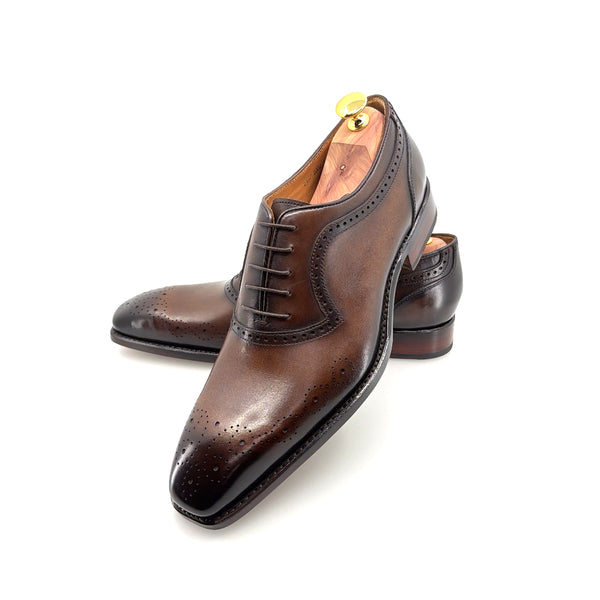 Ugo Vasare Zion Calfskin Oxford - Brown