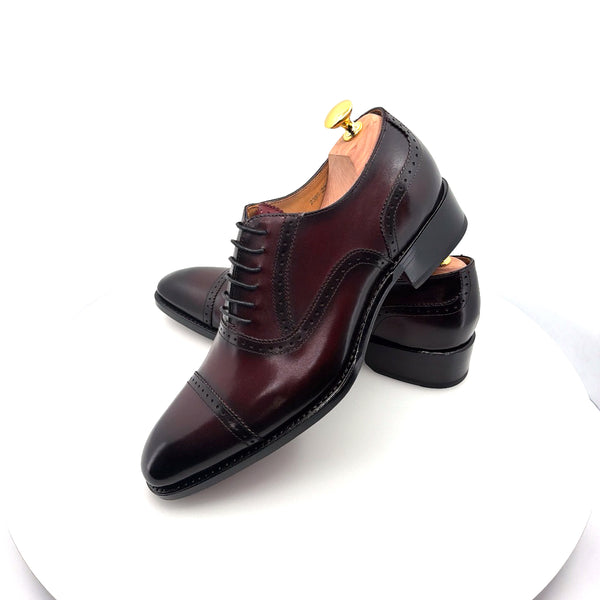Ugo Vasare Calfskin Oxford - Burgundy