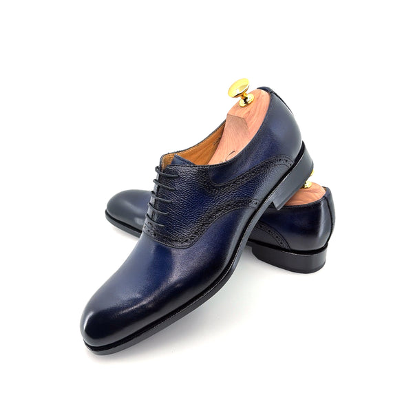 Ugo Vasare Leather Oxford - Navy